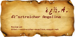 Ösztreicher Angelina névjegykártya
